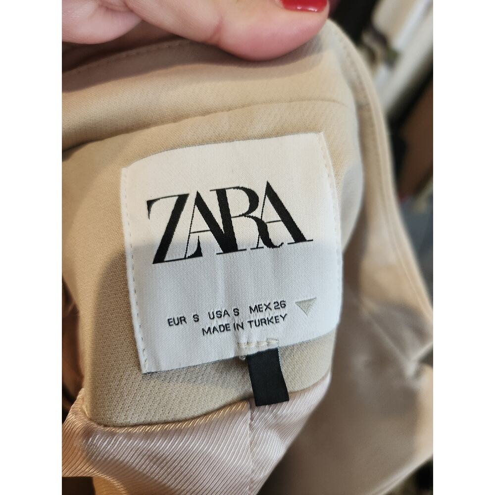 Zara Cropped Tailored Blazer size S - Picture 5 of 5